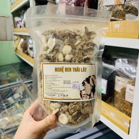 Nghệ đen khô thái lát